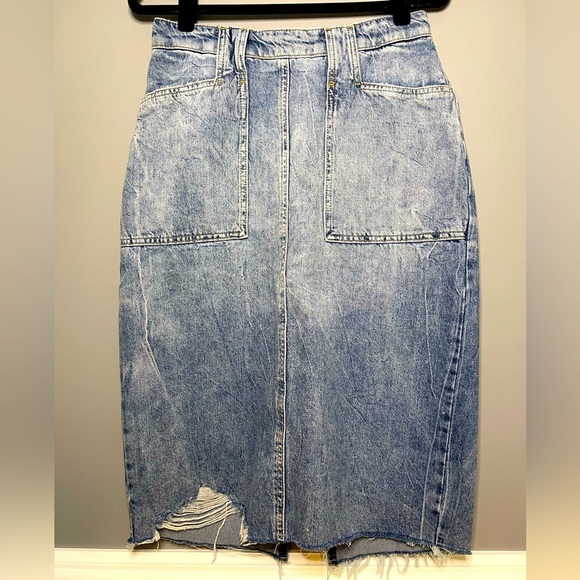 We The Free Dresses & Skirts - WE THE FREE x Free People Elisa Denim Pencil Skirt 6